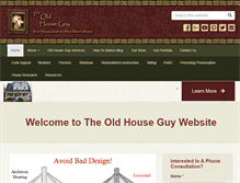 Tablet Screenshot of oldhouseguy.com